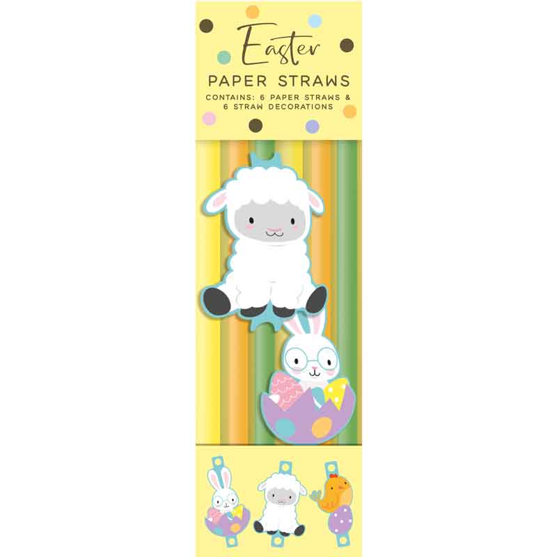 6PK EASTER STRAWS