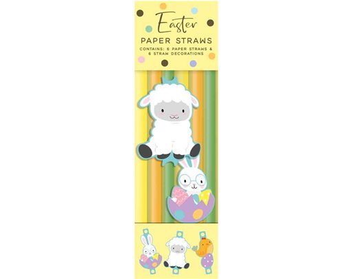 6PK EASTER STRAWS