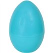14in BLUE JUMBO PLASTIC EGG 6S
