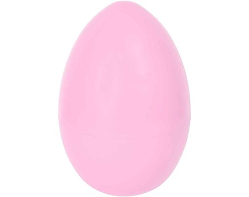 12in PINK EXTRA LARGE PLASTIC EGG 6S