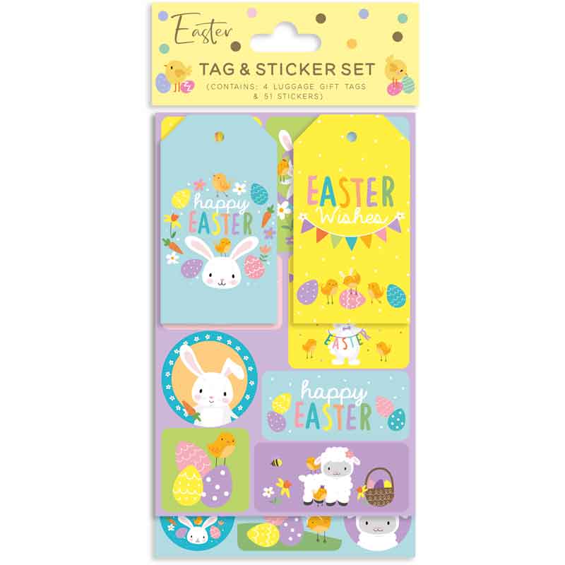 EASTER TAGS AND STICKER PACK