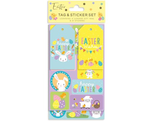 EASTER TAGS AND STICKER PACK