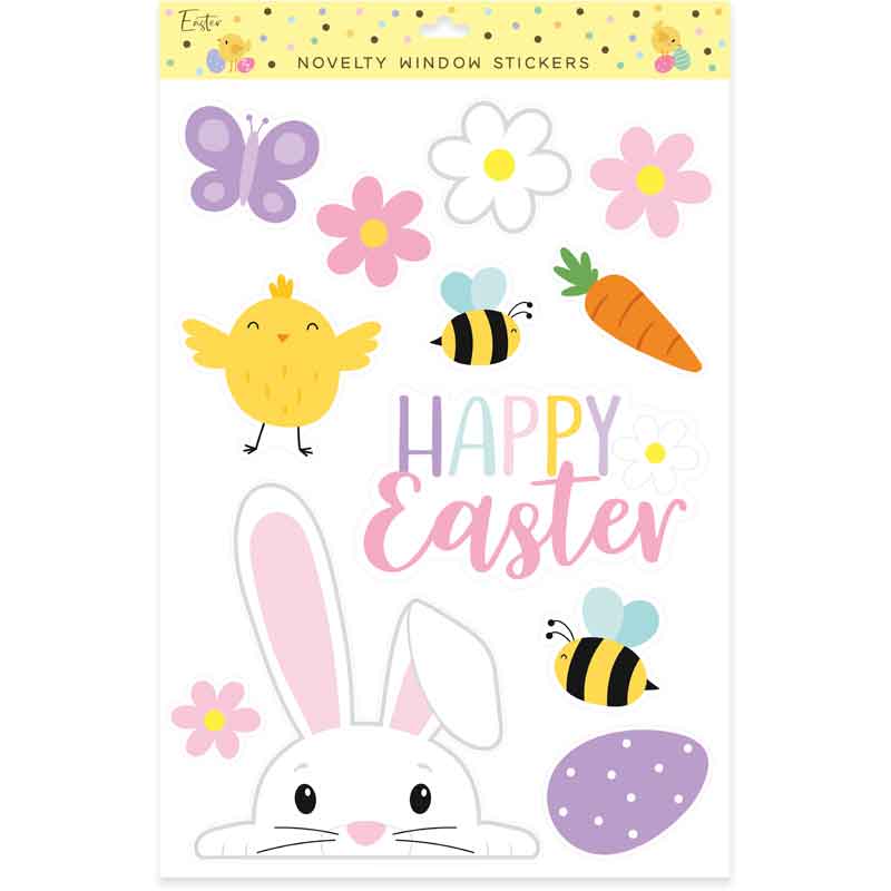 EASTER BUNNY WINDOW STICKER