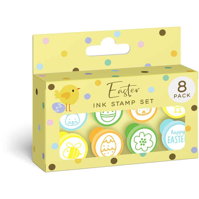 8PC EASTER INK STAMPS