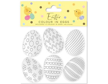 6PC EASTER COLOUR IN EGGS
