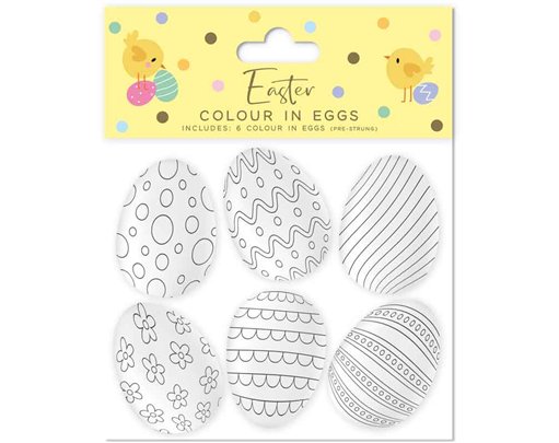 6PC EASTER COLOUR IN EGGS