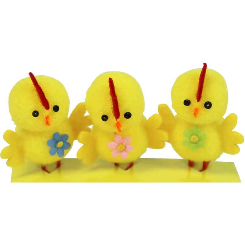 3PC EASTER CHICKS