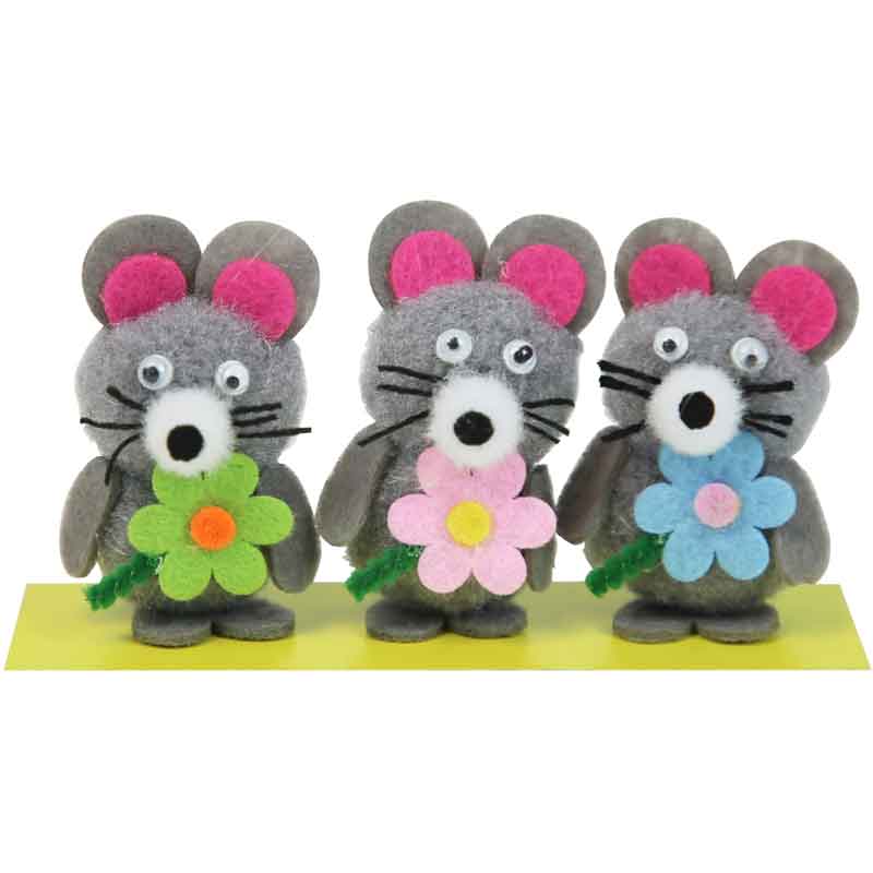 3PC EASTER MICE