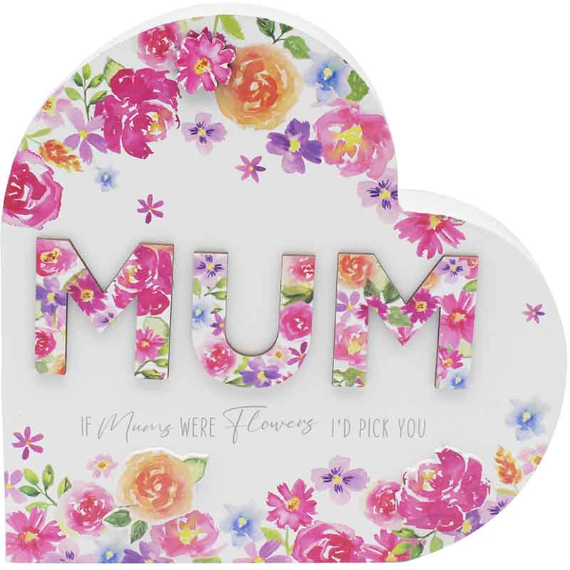 MUM HEART PLAQUE