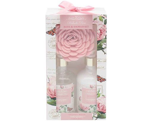 REDOUTE ROSE BATH & SHOWER SET