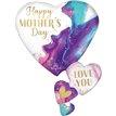 MOTHER'S DAY ALLURING MARBLE HEARTS SUPERSHAPE