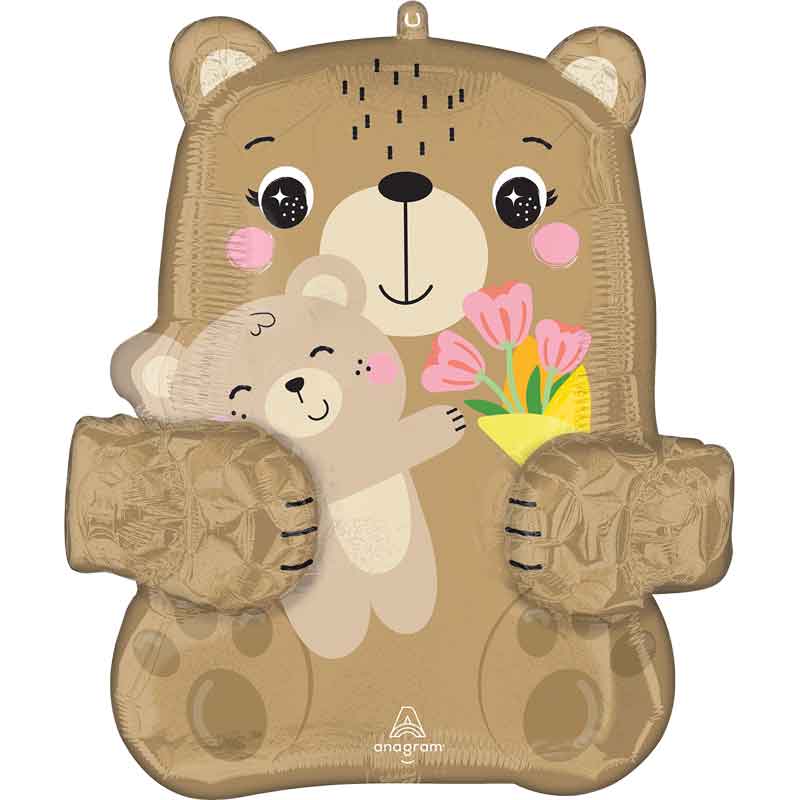 BEAR HUGS AIR FILL FOIL BALLOON