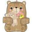 BEAR HUGS AIR FILL FOIL BALLOON