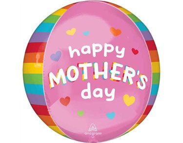 HAPPY MOTHERS DAY BRILLIANT RAINBOW ORBZ