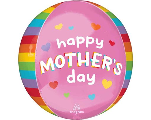 HAPPY MOTHERS DAY BRILLIANT RAINBOW ORBZ
