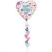 HAPPY MORTHERS DAY SPRINKLED HEARTS AIRWALKER