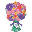 HAPPY MOTHERS DAY SWEET FLORAL BOUQUET SUPERSHAPE FOIL BALLOON