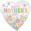 18in SATIN HAPPY MOTHERS DAY DAISY CHAIN FOIL BALLOON