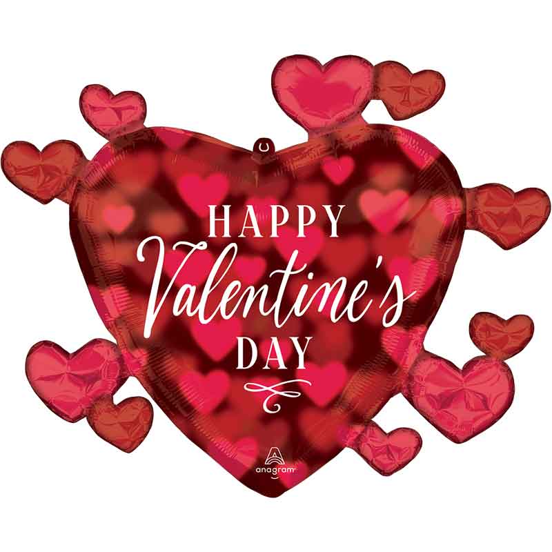 VALENTINE ROMANTIC GLOW SUPERSHAPE FOIL BALLOON