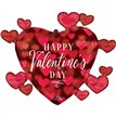 VALENTINE ROMANTIC GLOW SUPERSHAPE FOIL BALLOON