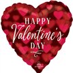 18in HAPPY VALENTINES DAY ROMANTIC GLOW HEART FOIL BALLOON
