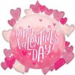 HAPPY VALENTINES DAY PEARL SHINE SUPERSHAPE FOIL BALLOON