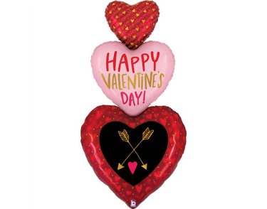 82in SPECIAL DELIVERY VALENTINE TRIO FOIL BALLOON