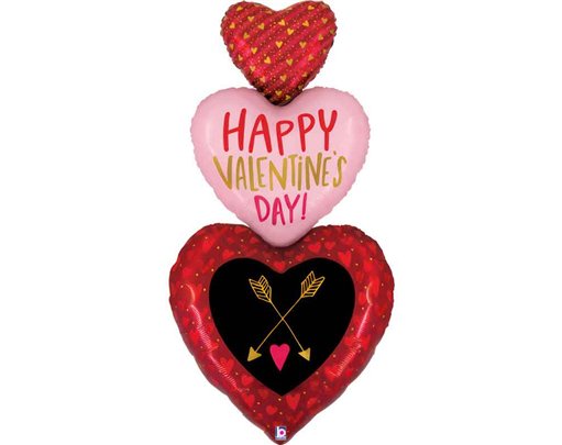 82in SPECIAL DELIVERY VALENTINE TRIO FOIL BALLOON