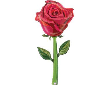 72in FRESH PICKS SATIN ROSE FOIL BALLOON