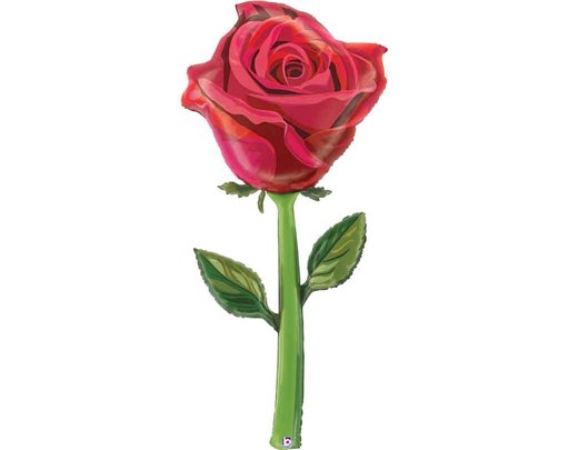 72in FRESH PICKS SATIN ROSE FOIL BALLOON