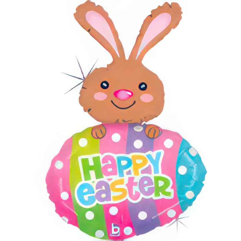 42in EASTER EGG DOTS FOIL BALLOON