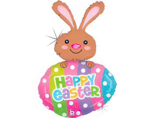 42in EASTER EGG DOTS FOIL BALLOON