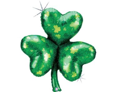 38in SHAMROCK FOIL BALLOON