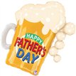 35in FATHER'S DAY BEER MUG FOIL BALLOON