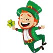 52in JUMPING LEPRECHAUN FOIL BALLOON