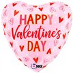 18in VALENTINE HEARTS FOIL BALLOON