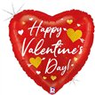 18in VALENTINE HEART ARROWS FOIL BALLOON