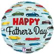 18in FATHER'S DAY CLASSIC CARS FOIL BALLOON
