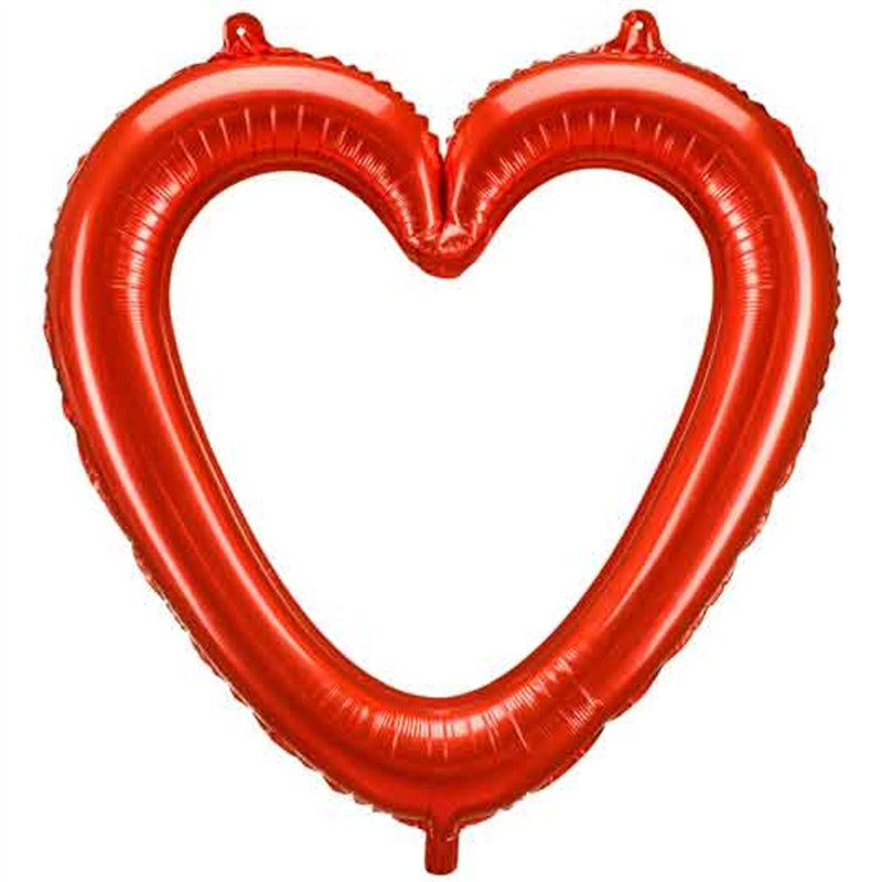 RED HEART SHAPED FOIL BALLOON