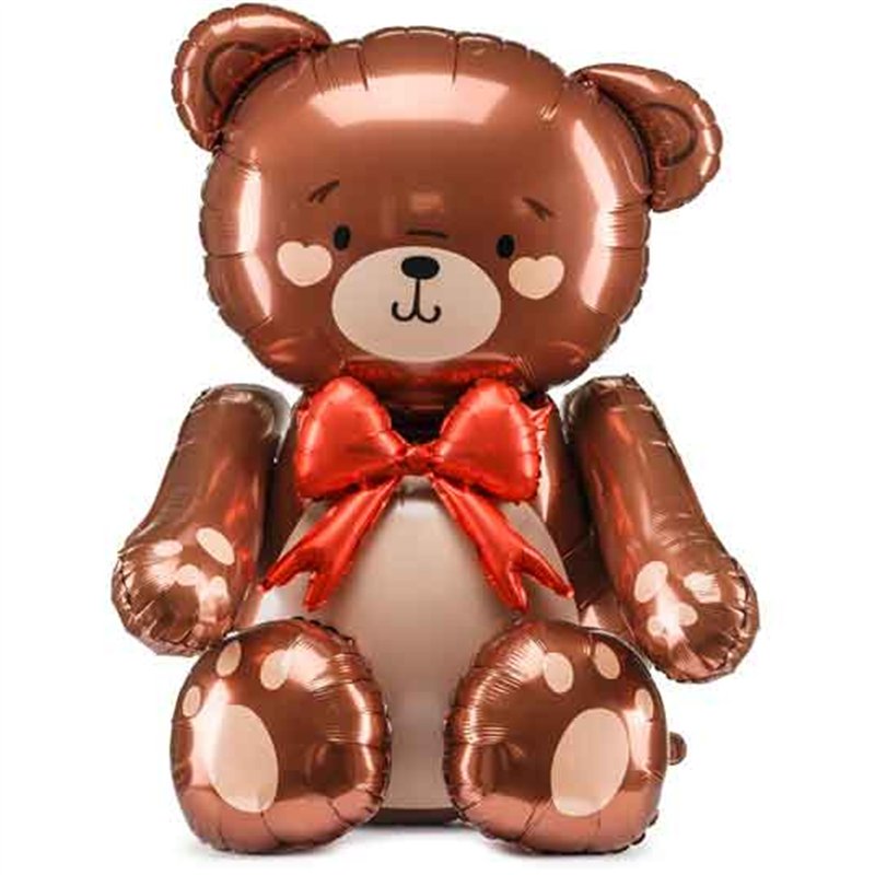 STANDING TEDDY BEAR FOIL BALLOON