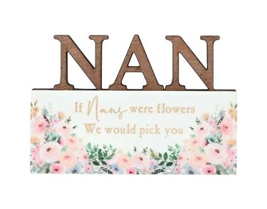 THE COTTAGE GARDEN NAN WORD PLAQUE