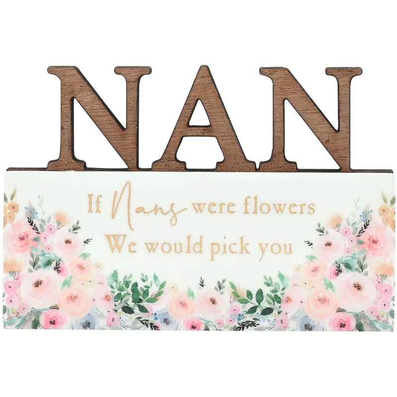 THE COTTAGE GARDEN NAN WORD PLAQUE
