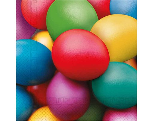 20PK COLORFUL EASTER EGGS NAPKINS