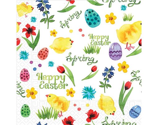20PK SPRING EASTER NAPKINS