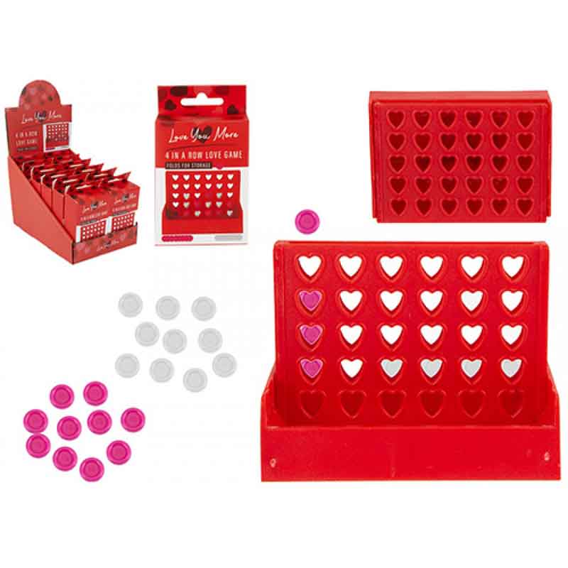 4 IN A ROW LOVE GAME IN HANGING BOX