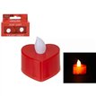 2PK LIGHT UP HEART SHAPED TEA LIGHTS