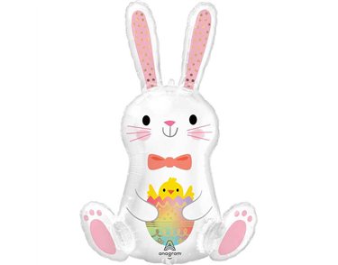 BUNNY LOVE SUPERSHAPE FOIL BALLOON