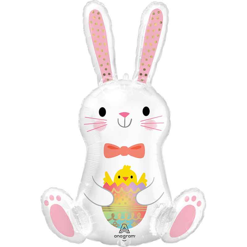 BUNNY LOVE SUPERSHAPE FOIL BALLOON