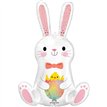 BUNNY LOVE SUPERSHAPE FOIL BALLOON