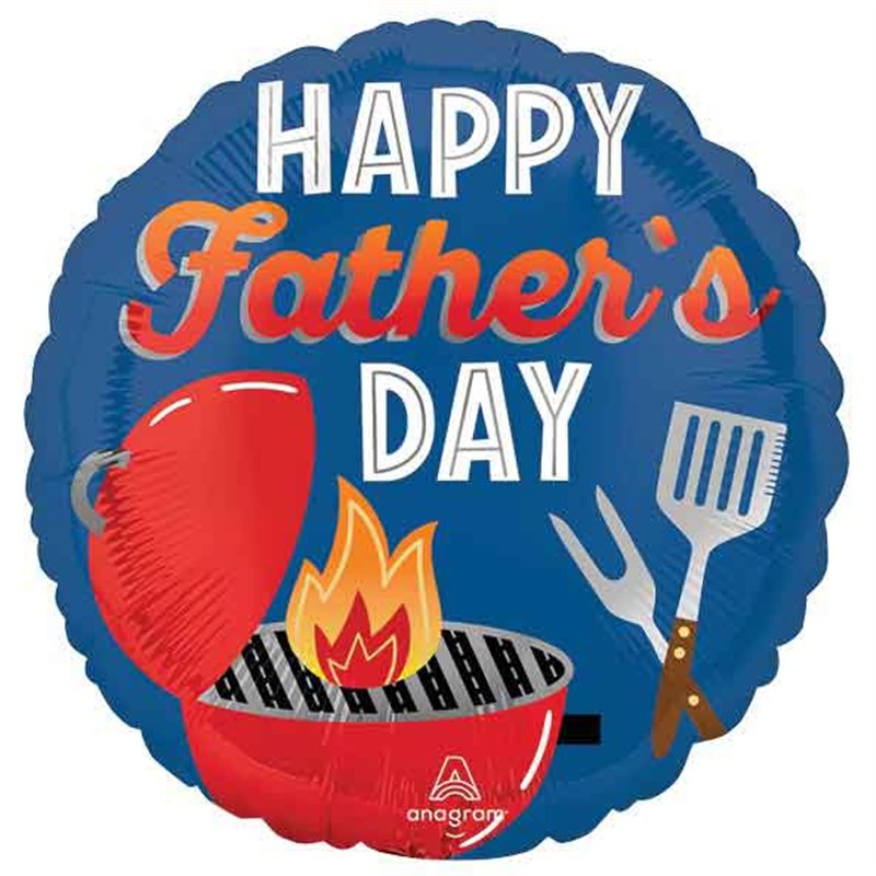 18in HAPPY FATHERS DAY GRILL-IANT DAD FOIL BALLOON